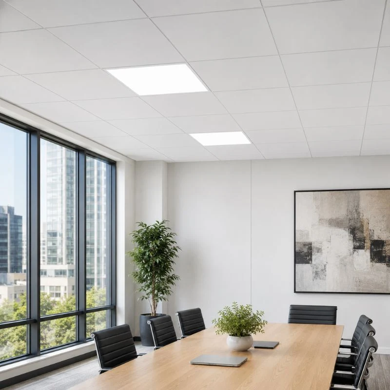 Panneau LED 36W 60x60 BLANC Dimmable 110lm/W avec Détecteur de Mouvement - Pack de 2