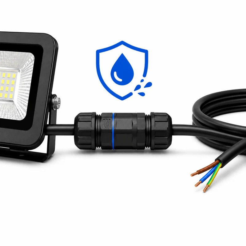 Extension de Câble 2m + Connecteur Étanche