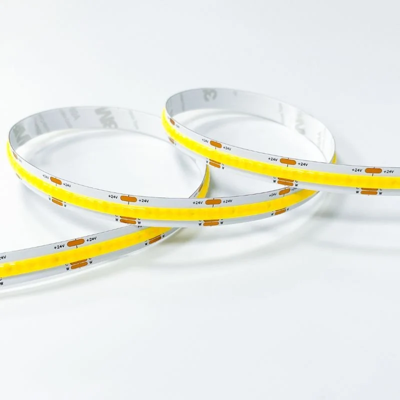 Ruban LED COB CCT 5M 24V IP20 608LED/m 16W/m 10mm - 2700K/4000K/6000K