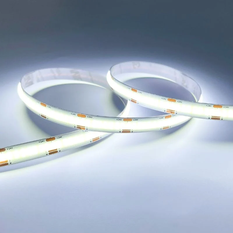 Ruban LED COB CCT 5M 24V IP20 608LED/m 16W/m 10mm - 2700K/4000K/6000K