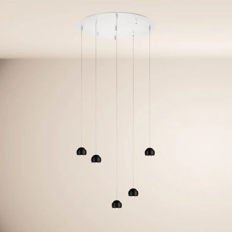 s.luce Beam LED Pendelleuchte 3- oder 5-flammig Modular Baldachin