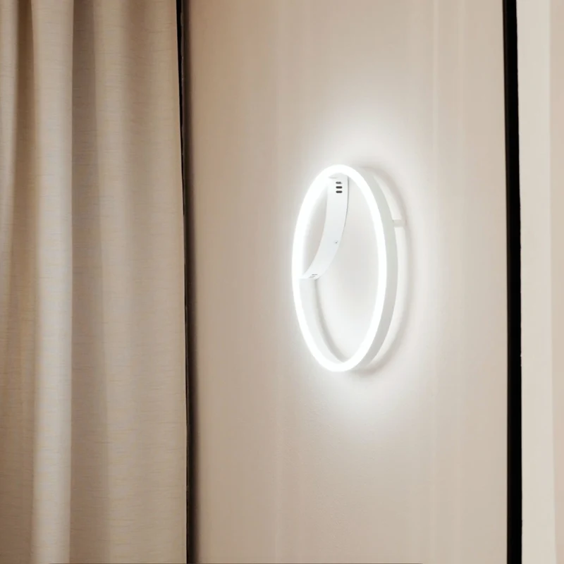 s.luce LED Ring Wandlampe & Deckenleuchte Dimmbar modern rund