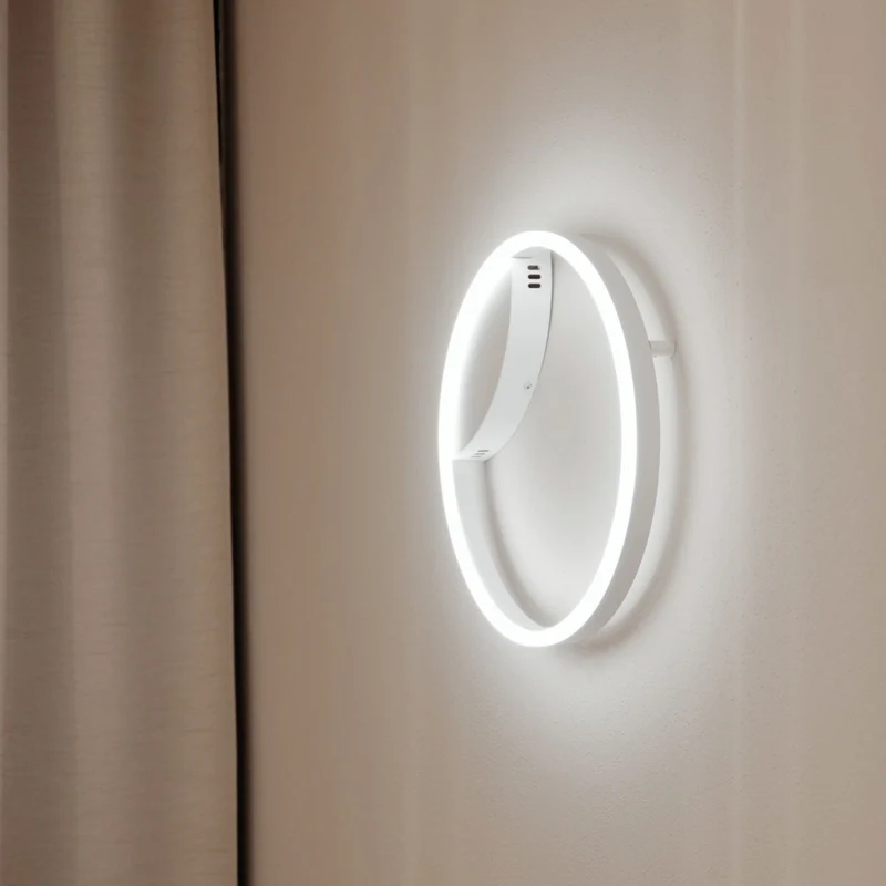 s.luce LED Ring Wandlampe & Deckenleuchte Dimmbar modern rund