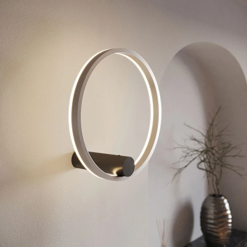 s.luce Ring Air LED Wand- & Deckenleuchte Ø 40cm rund indirekt