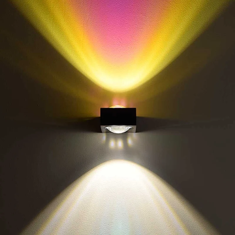 s.luce Beam X moderne Wandleuchte Up & Down eckig