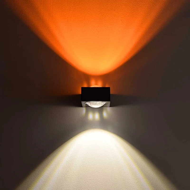 s.luce Beam X moderne Wandleuchte Up & Down eckig