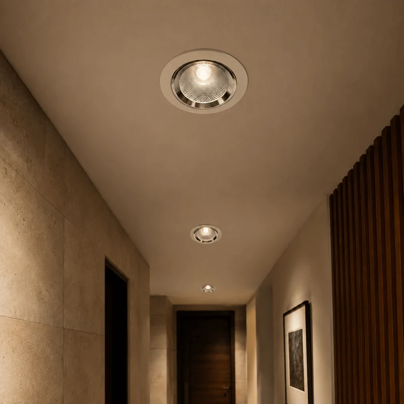 Spot LED Escargot Encastrable Orientable COB 10W 1000lm 23°