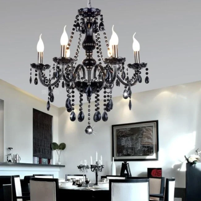 LUSTRE EN CRISTAL FAMILLE ADDAMS