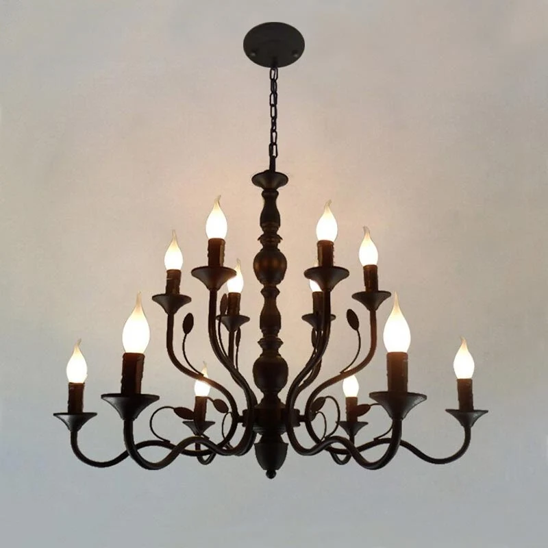 LUSTRE NOIR RÉTRO