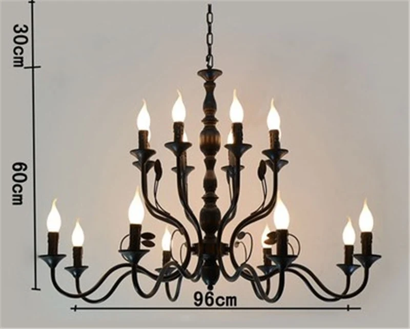 LUSTRE NOIR RÉTRO