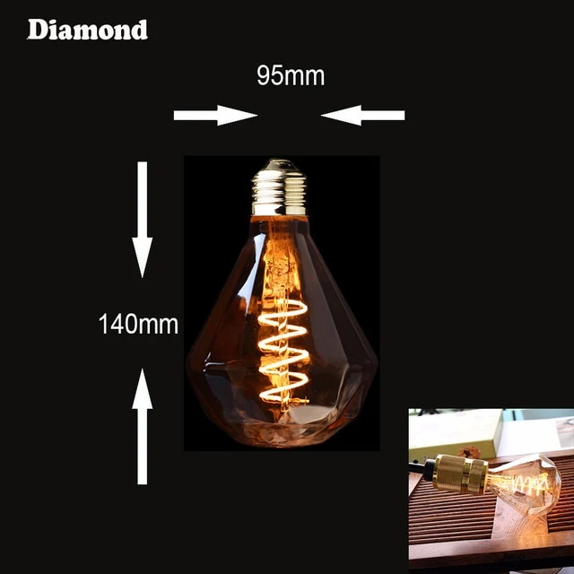 AMPOULE RÉTRO EDISON ECONOMIQUE
