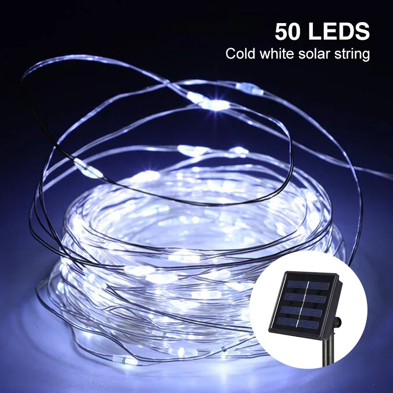GUIRLANDE LUMINEUSE DE JARDIN, SOLAIRE