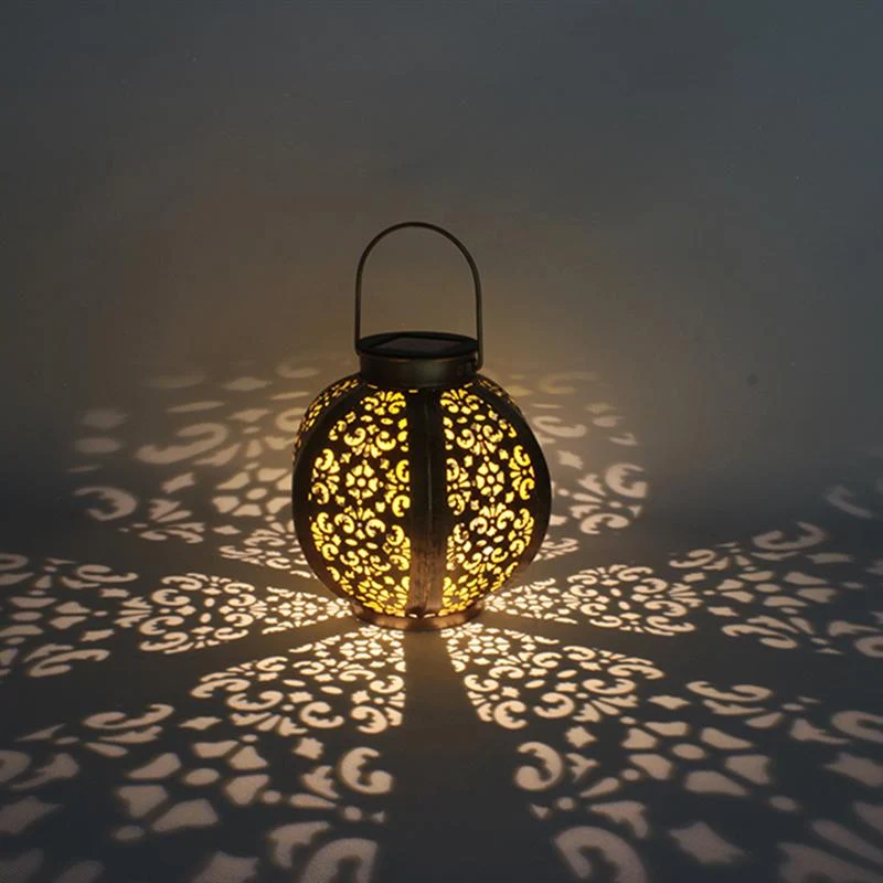 LANTERNE DE JARDIN SOLAIRE HEXAGONALE