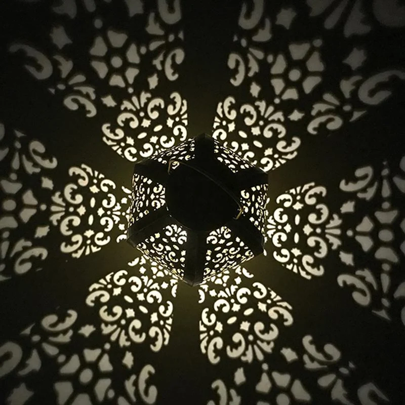 LANTERNE DE JARDIN SOLAIRE HEXAGONALE