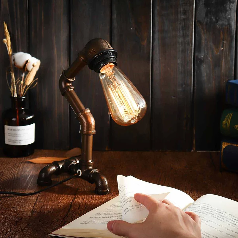 LAMPE STEAMPUNK STYLE INDUSTRIEL