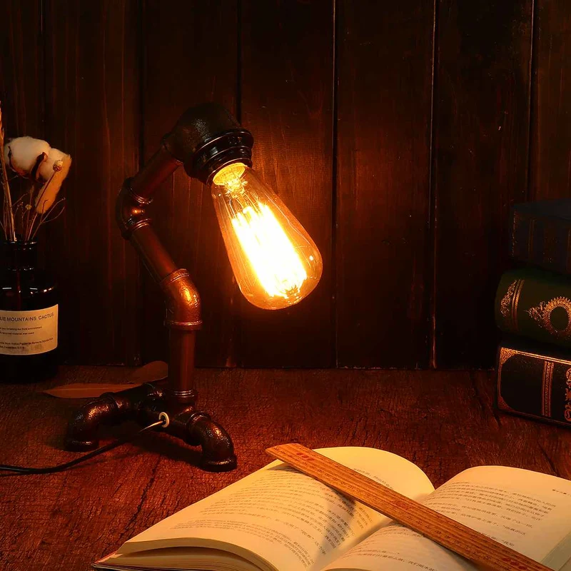 LAMPE STEAMPUNK STYLE INDUSTRIEL