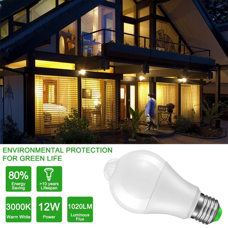 AMPOULE LED AVEC DÉTECTEUR