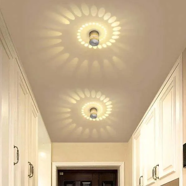 LAMPE DÉCORATIVE LED A EFFET SPIRALE