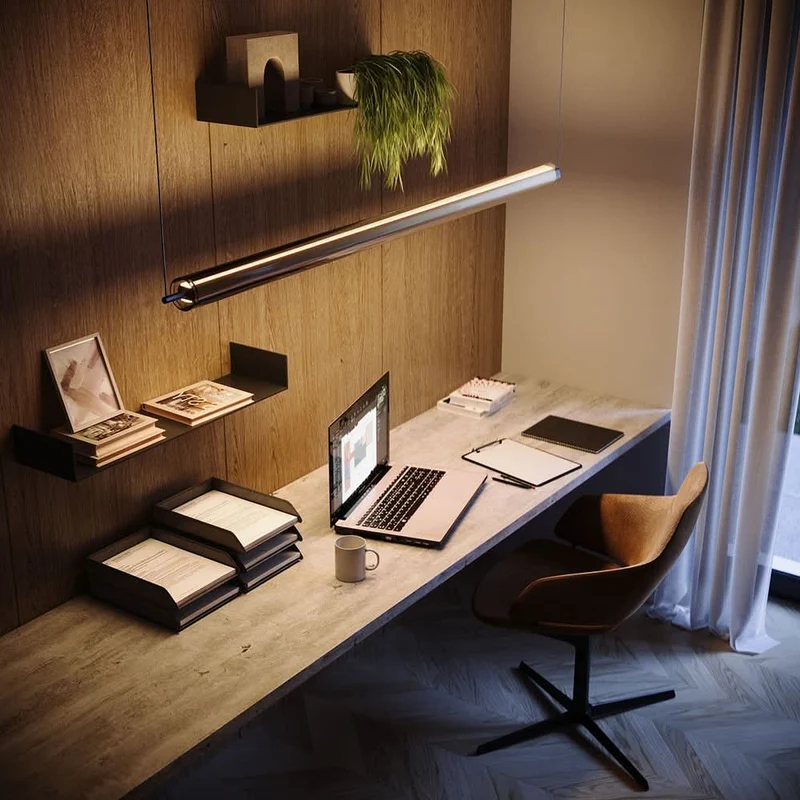 s.luce Ranya LED Up & Down Pendelleuchte mit Glas-Cover & Fernbedienung