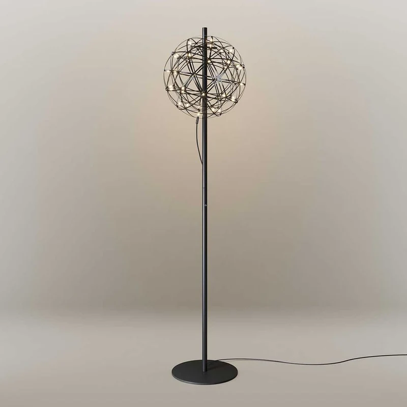 s.luce Atom LED-Stehleuchte aus Metall mit Touchdimmer