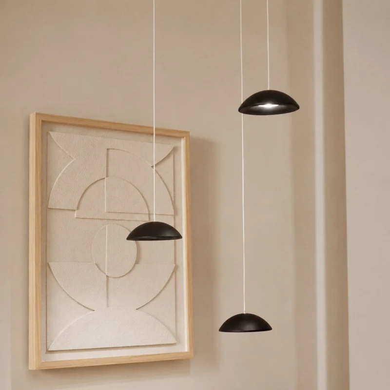 s.luce Santa Air LED-Hängeleuchte Ø 11cm Dimmbar