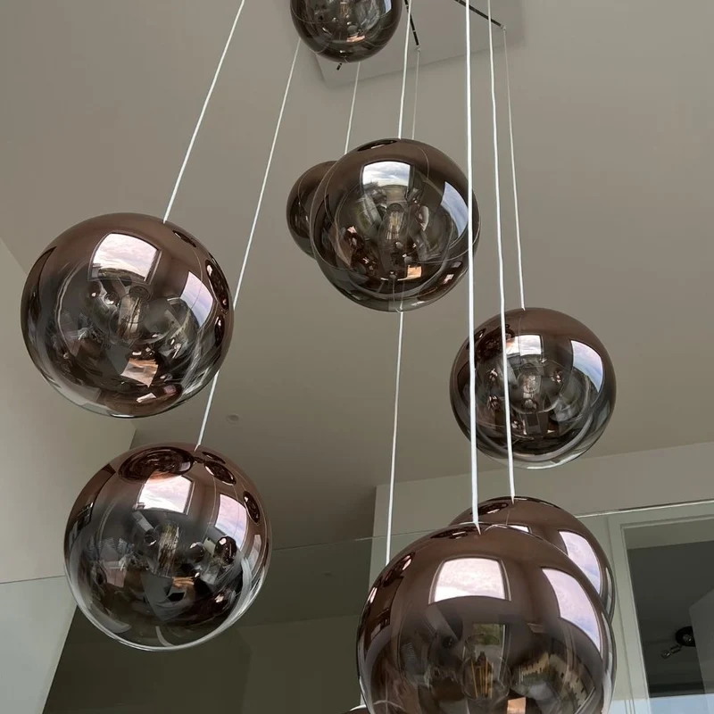 s.luce Orb Glaskugel Galerieleuchte Aufhängung 500cm Weiß