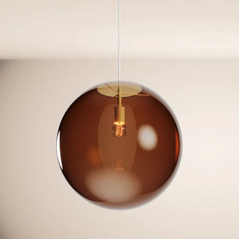 s.luce Orb Glaskugel Galerieleuchte Aufhängung 500cm Weiß