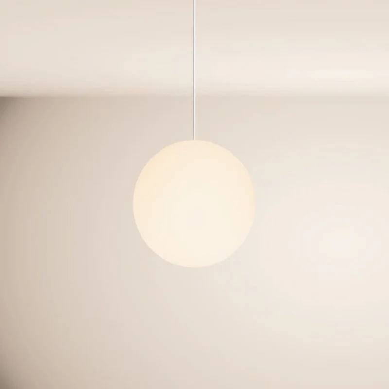 s.luce Orb Glaskugel Galerieleuchte Aufhängung 500cm Weiß