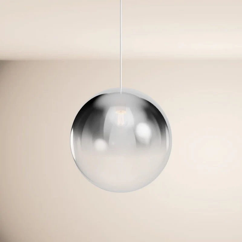 s.luce Orb Glaskugel Galerieleuchte Aufhängung 500cm Weiß