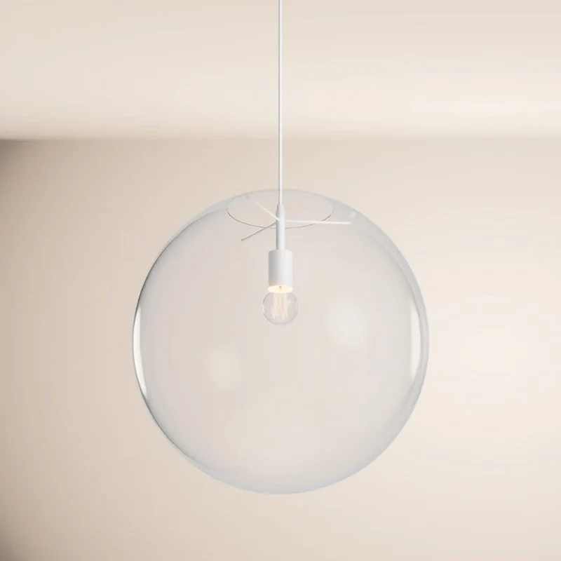 s.luce Orb Glaskugel Galerieleuchte Aufhängung 500cm Weiß