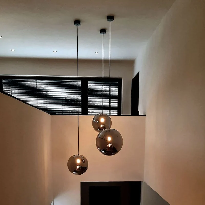 s.luce Orb Glaskugel Galerieleuchte Aufhängung 500cm Weiß