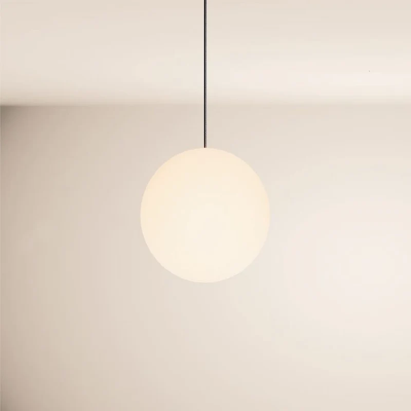 s.luce Orb Glaskugel Galerieleuchte 500cm Aufhängung Schwarz