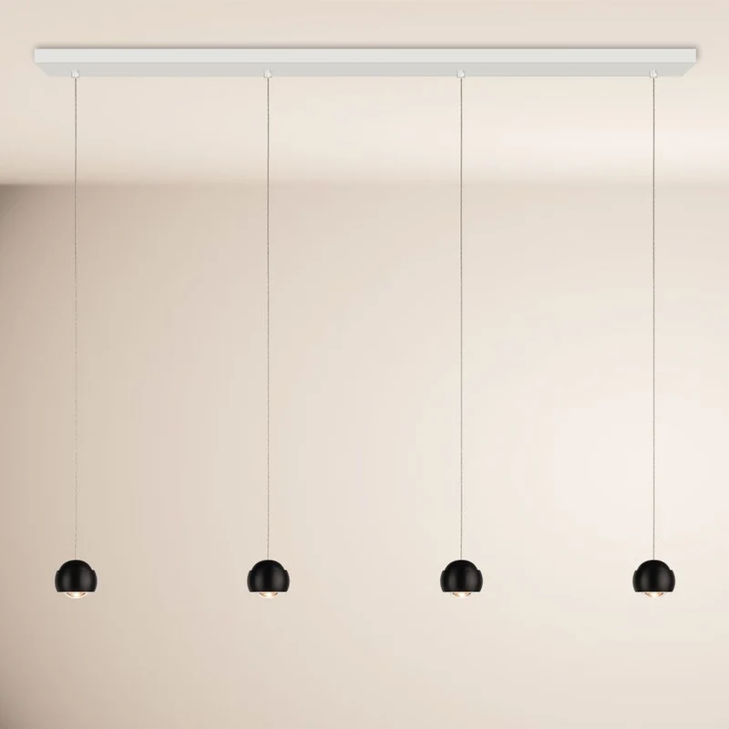 s.luce Beam LED Esstisch-Pendelleuchte Balken 120cm