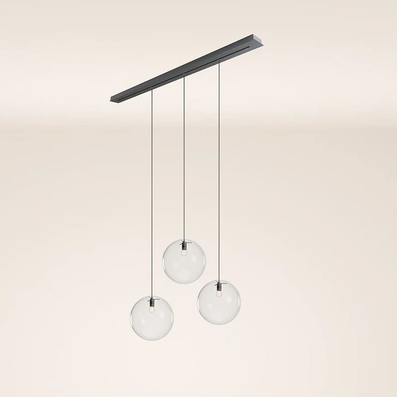 s.luce Orb Esstischleuchte 3-flammig 160cm Ø 3x40