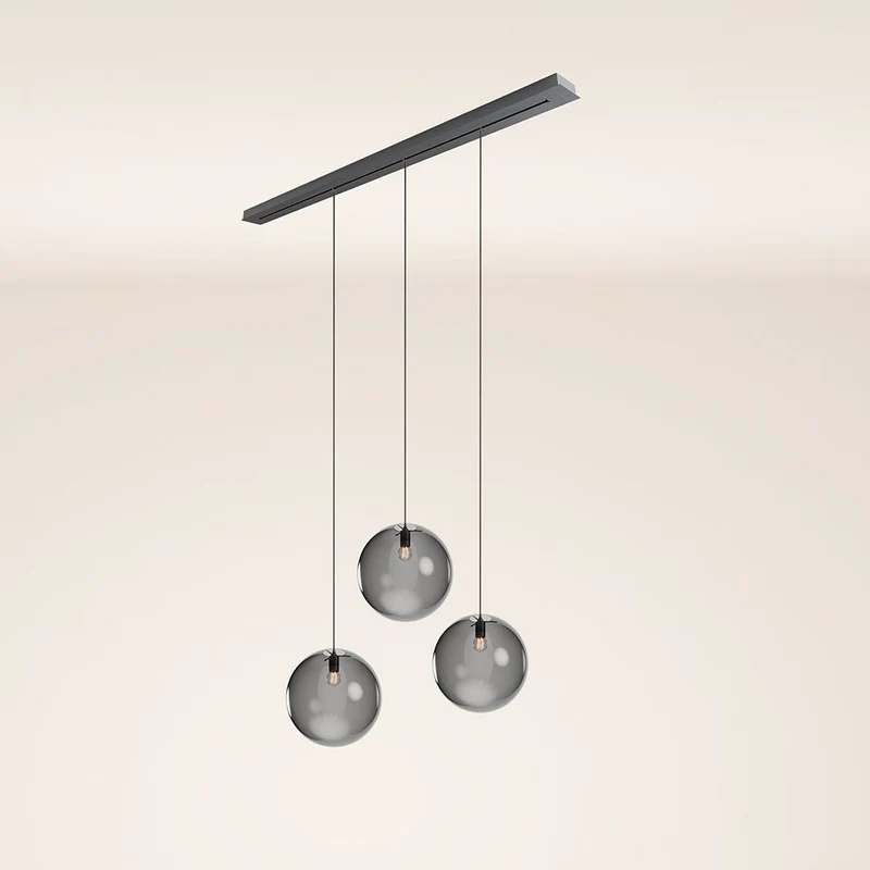 s.luce Orb Esstischleuchte 3-flammig 160cm Ø 3x40