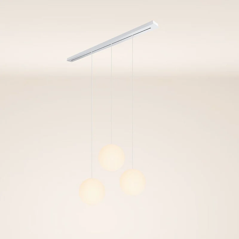 s.luce Orb Esstischleuchte 3-flammig 160cm Ø 3x40
