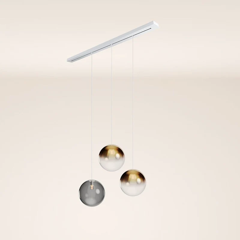 s.luce Orb Esstischleuchte 3-flammig 160cm Ø 3x40
