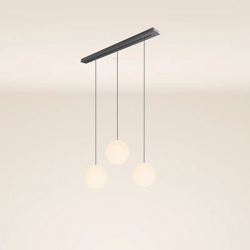 s.luce Orb 3-flammig Ø 30 Esstisch-Pendelleuchte 120cm