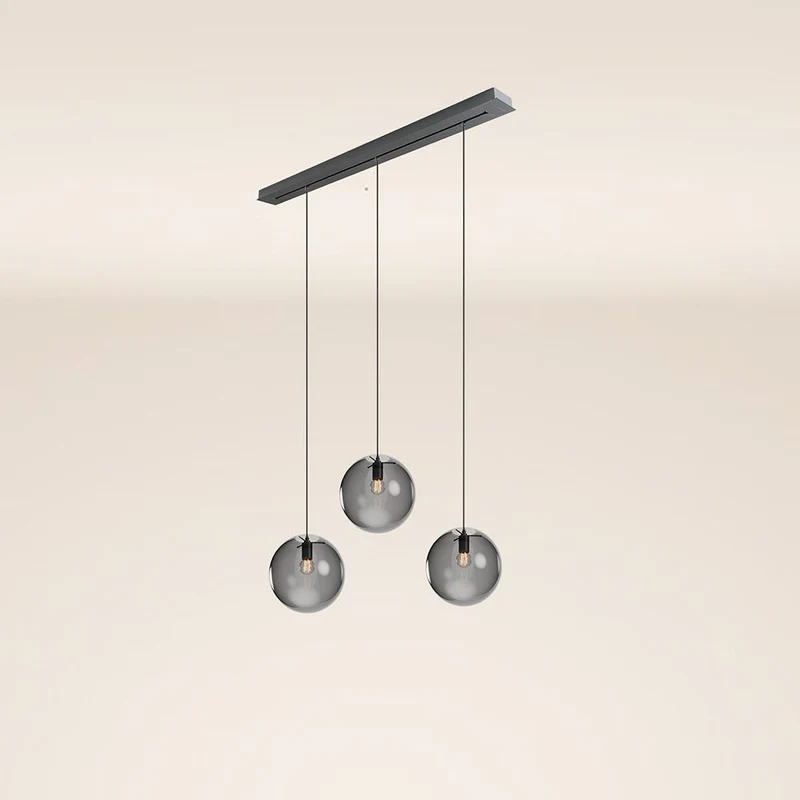 s.luce Orb 3-flammig Ø 30 Esstisch-Pendelleuchte 120cm