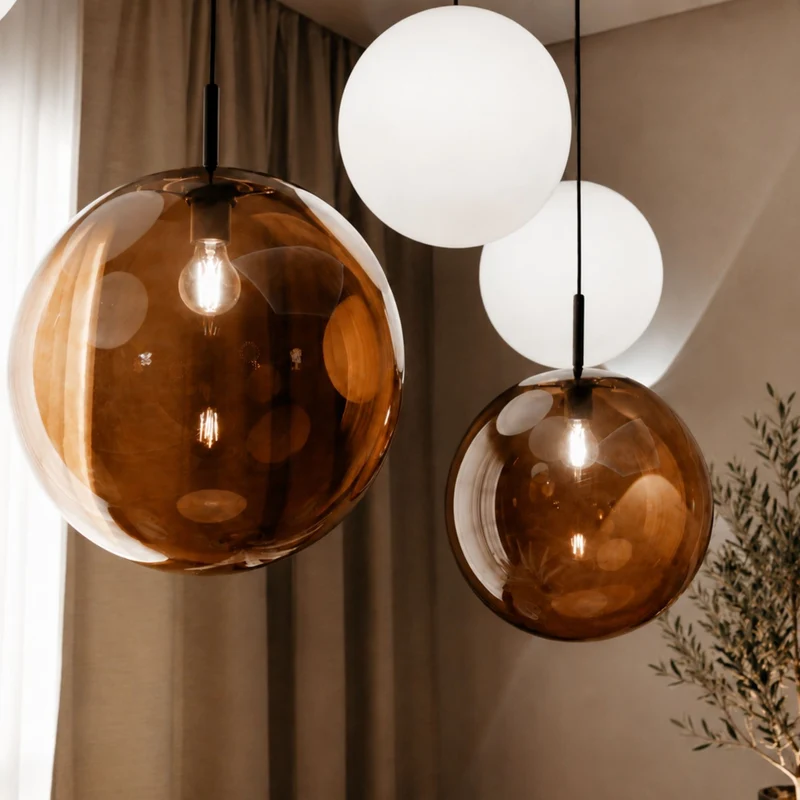 s.luce Orb 3-flammig Ø 30 Esstisch-Pendelleuchte 120cm