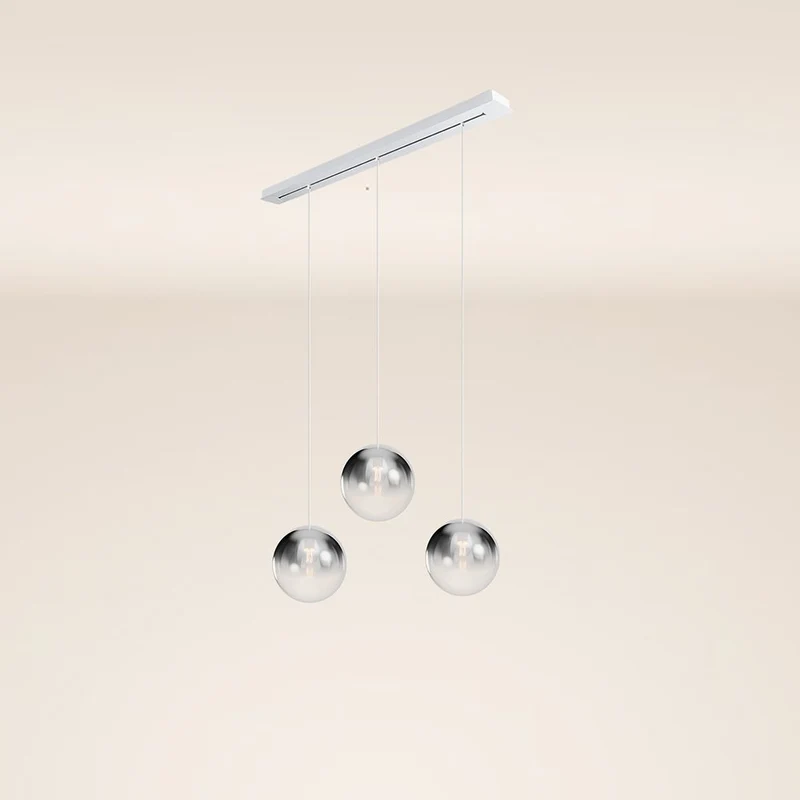 s.luce Orb 3-flammig Ø 30 Esstisch-Pendelleuchte 120cm