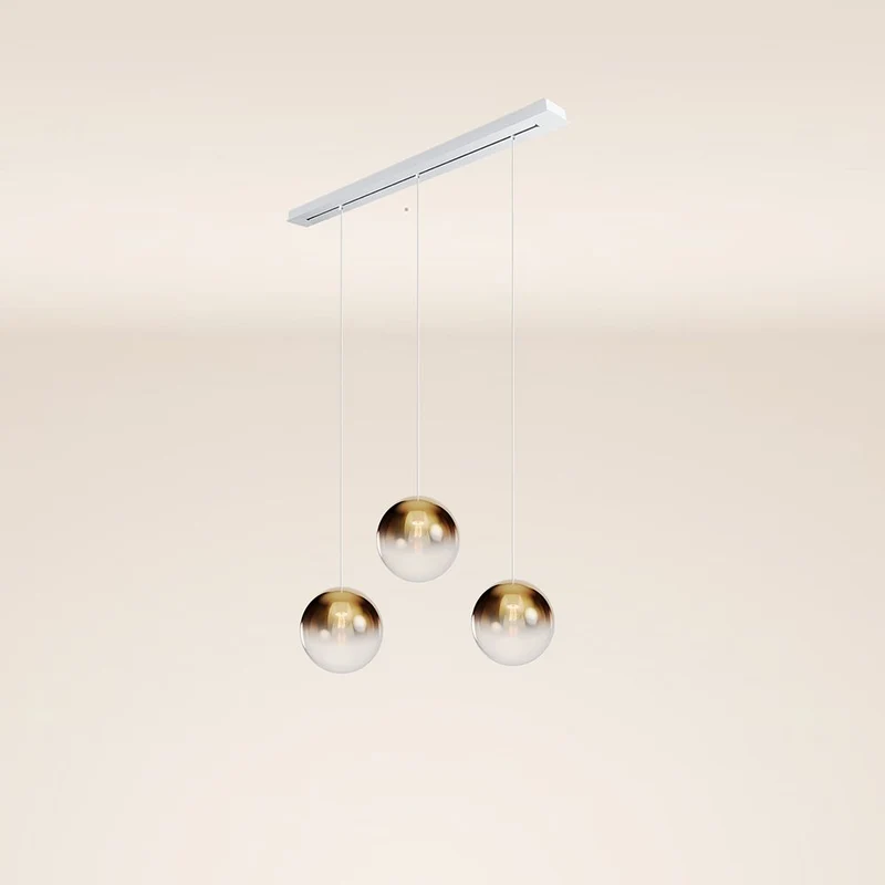 s.luce Orb 3-flammig Ø 30 Esstisch-Pendelleuchte 120cm