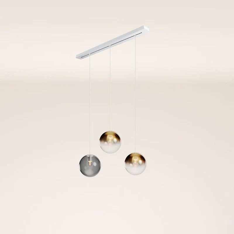 s.luce Orb 3-flammig Ø 30 Esstisch-Pendelleuchte 120cm