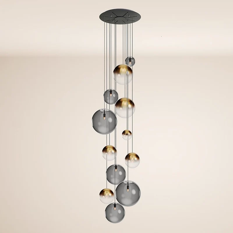 s.luce Orb Galerieleuchte 12-flammig Modular