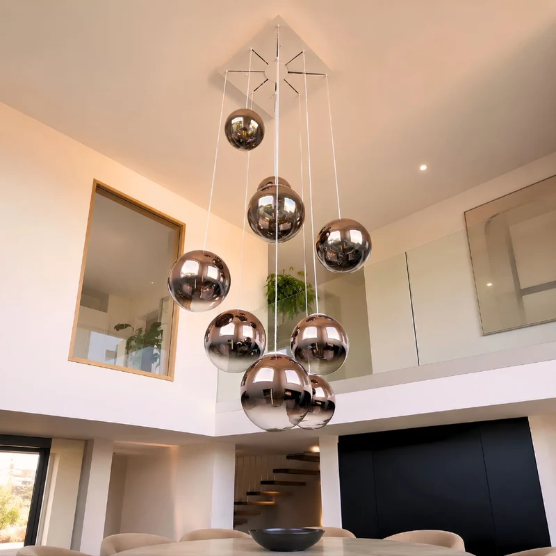 s.luce Orb Galerielampe 8-flammig Modular