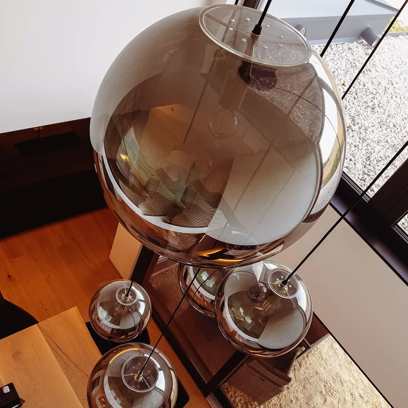 s.luce Orb Galerielampe 8-flammig Modular