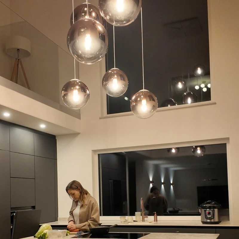 s.luce Orb Galerielampe 8-flammig Modular
