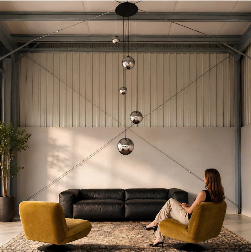 s.luce Orb 5-flammige Galerielampe Modular