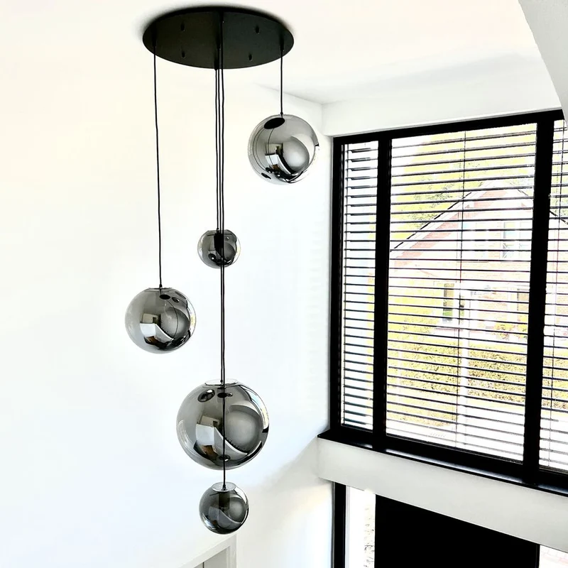 s.luce Orb 5-flammige Galerielampe Modular