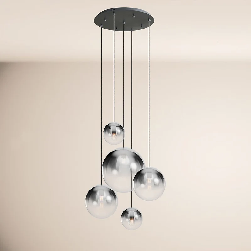 s.luce Orb 5-flammige Galerielampe Modular